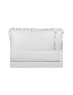 Ensemble lit double avec volant deux draps et deux taies... 2