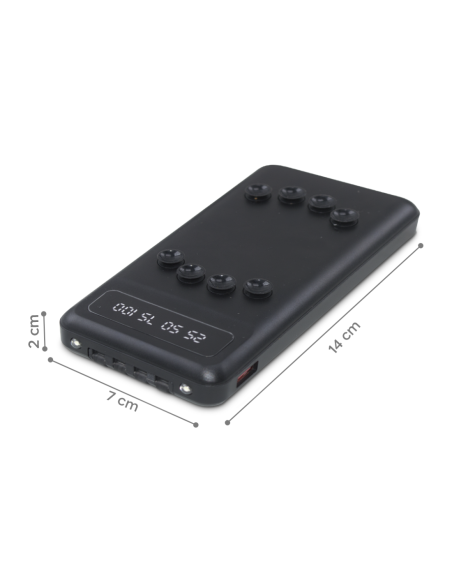 Powerbank 58000mAh Chargeur Rapide Portable avec 4 Câbles Inclus USB