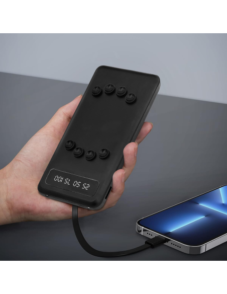 Powerbank 58000mAh Chargeur Rapide Portable avec 4 Câbles Inclus USB