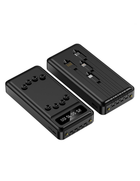 Powerbank 58000mAh Chargeur Rapide Portable avec 4 Câbles Inclus USB