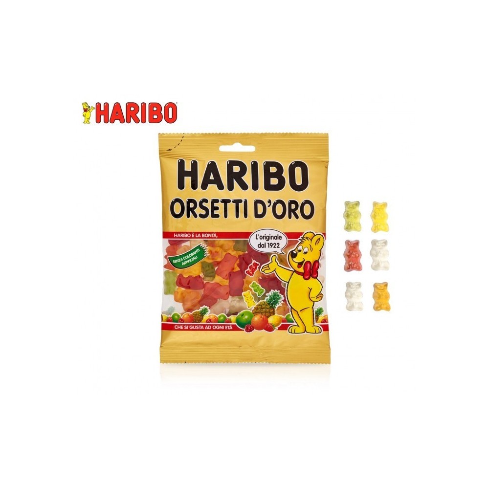 Pack Party de 130 Mini sachets de bonbons HARIBO sacs goûts mixtes