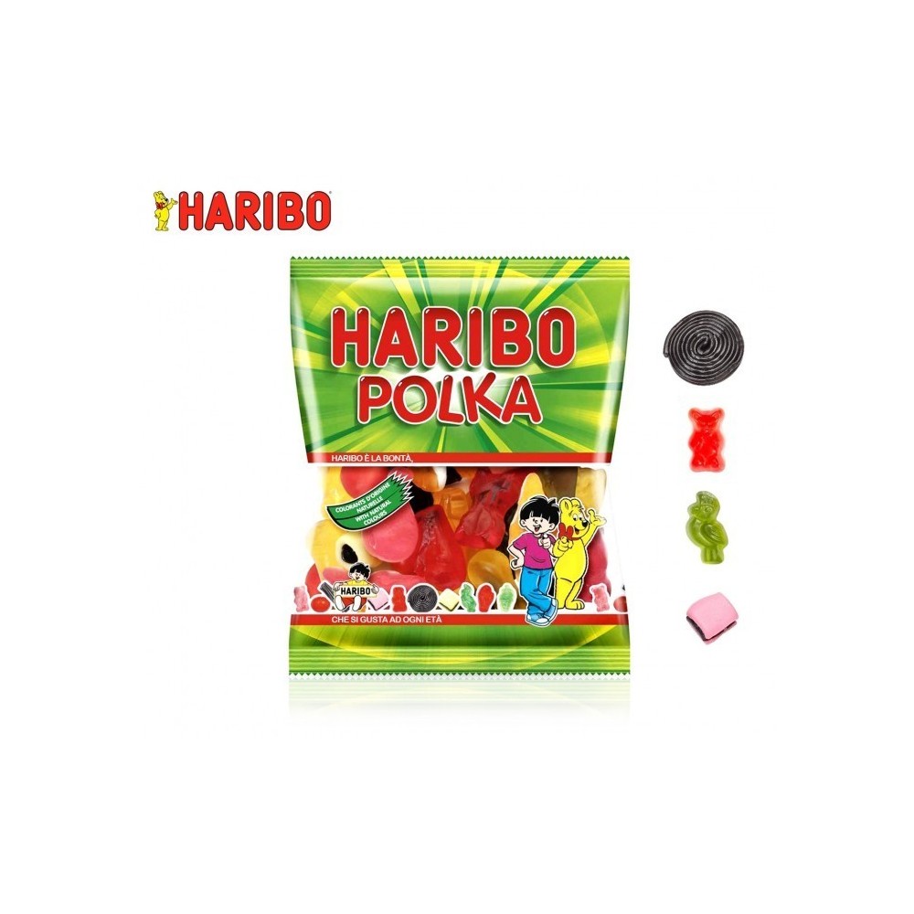 Pack Party de 130 Mini sachets de bonbons HARIBO sacs goûts mixtes