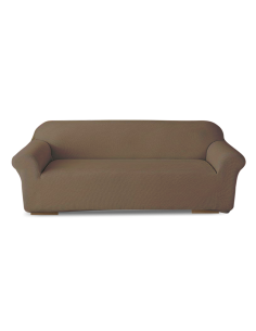 Housse de canapé 4 places avec élastique, unie,... 2