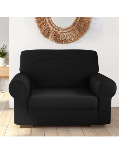 Housse de fauteuil 1 place avec élastique,...
