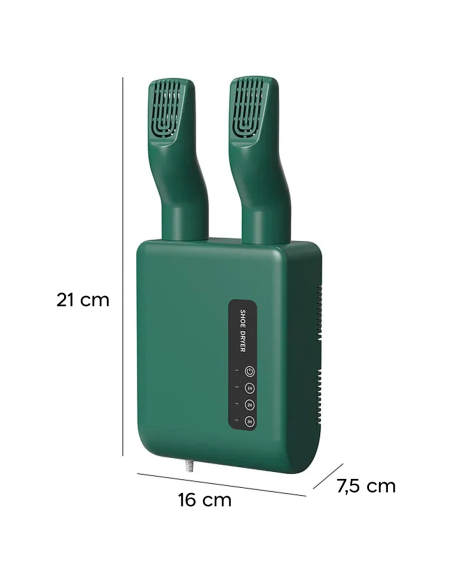 Sèche-chaussures électrique mural avec minuteur pour chaussures et bottes