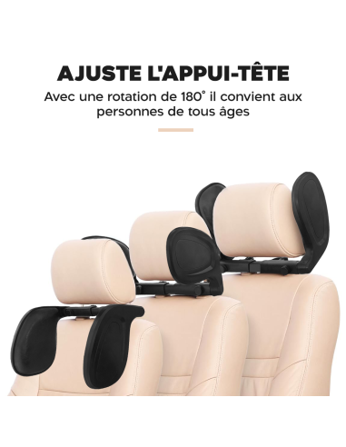 Coussin de tête pour voiture de voyage, support...