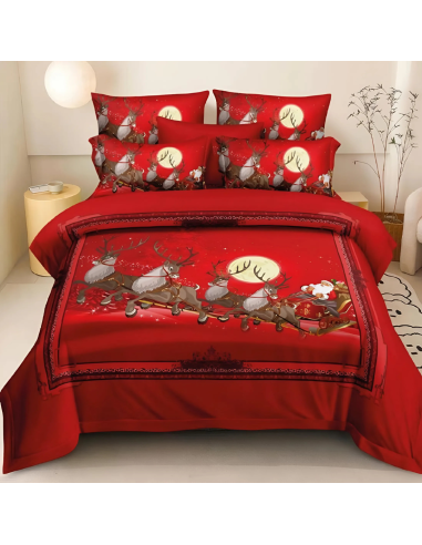 Couette Matrimoniale en Velours avec Imprimé de...