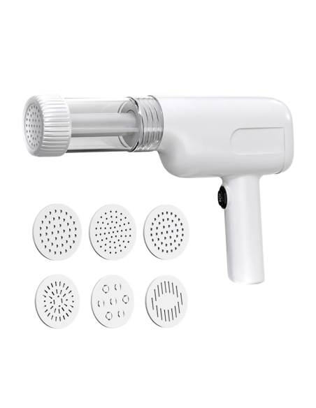 Machine à Pâtes Fraîches Spaghetti Tagliatelle avec 6 Moules Électrique Portable