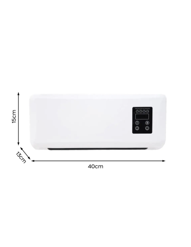Radiateur Électrique Mural 2200W Chauffage de...