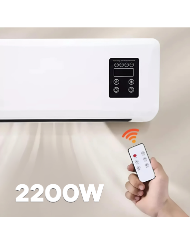Radiateur Électrique Mural 2200W Chauffage de...