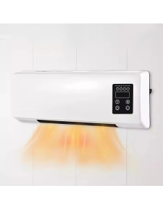 Radiateur Électrique Mural 2200W Chauffage de Salle de... 2