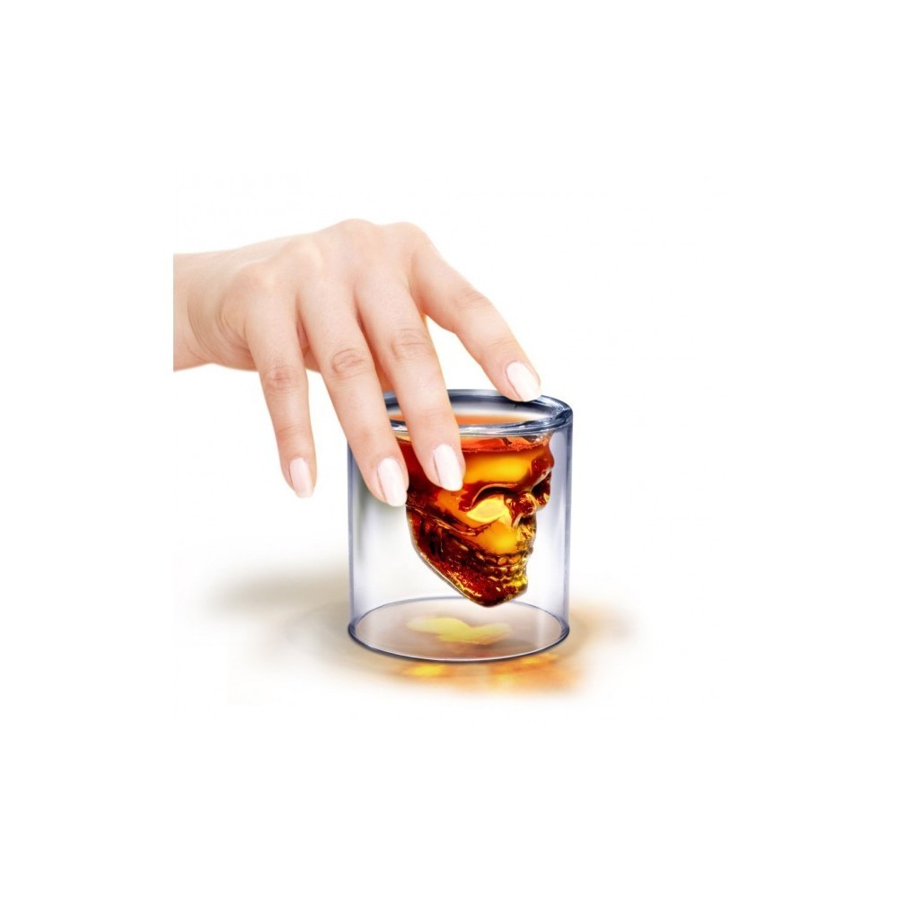 Kit 2 verres - crâne - tete de mort - boisson apéritif - Skull of doom 