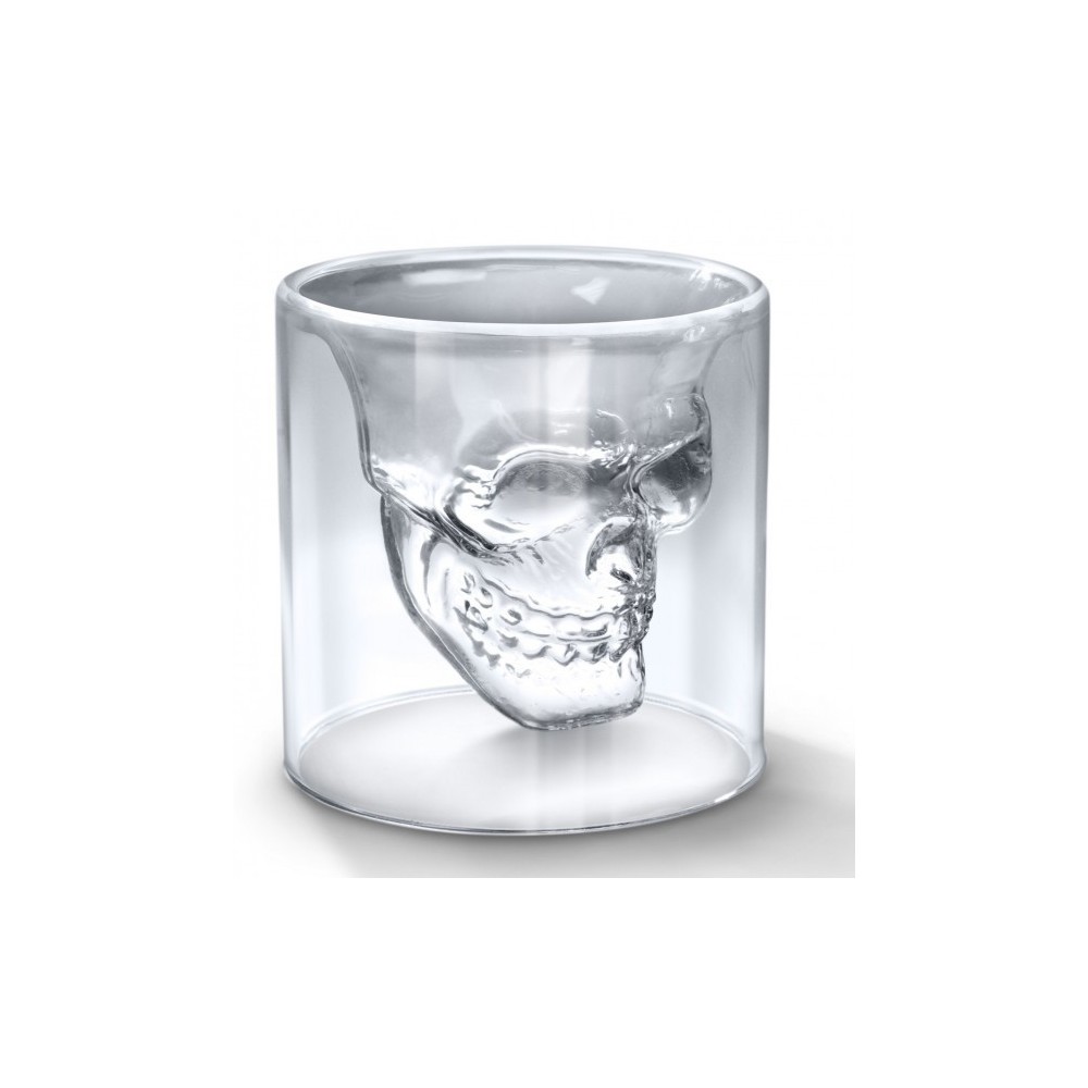 Kit 2 verres - crâne - tete de mort - boisson apéritif - Skull of doom 