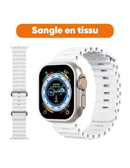 Smartwatch Ultra 49mm, 7 cinturini, notifiche, chiamate e app per iOS e Android