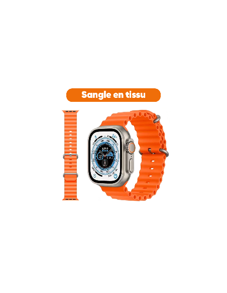 Smartwatch Ultra 49mm, 7 cinturini, notifiche, chiamate e app per iOS e Android