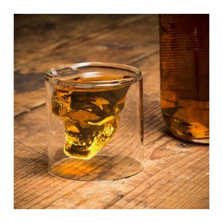 Kit 2 verres - crâne - tete de mort - boisson apéritif - Skull of doom 