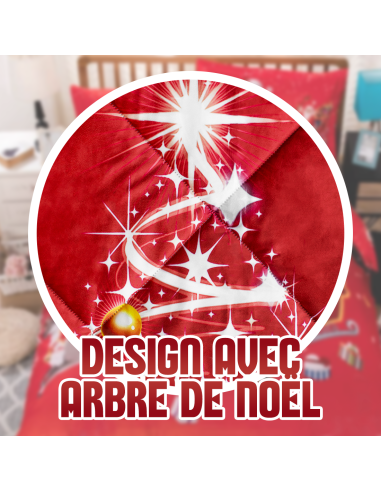 Couette matrimoniale en velours, impression...