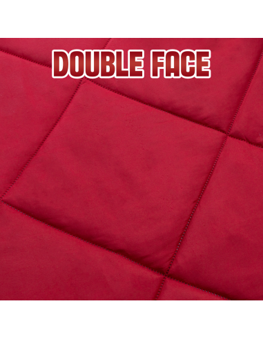 Couette Double en Tissu Velours TARTAN Duvet...