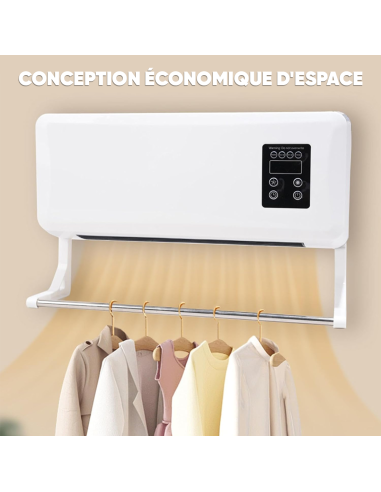 Radiateur Électrique Mural 2200W Chauffage de...