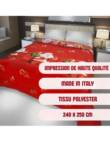 Trapunta de Noël Matrimoniale Impression Père...