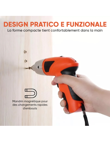 Mini Perceuse Visseuse 3.6V Batterie...
