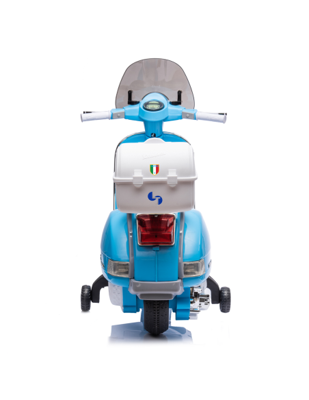 Moto Électrique Scooter pour Enfants LT960 Vespa PX150 Full Napoli avec Top Case