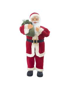 Père Noël Costume Rouge et Crème 144411 Décoration de...