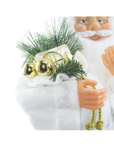 Père Noël en Habit Blanc 144506 Décoration de...