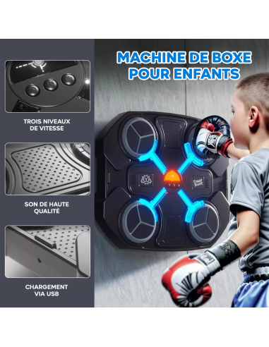Machine de Boxe Musicale pour Enfants avec...