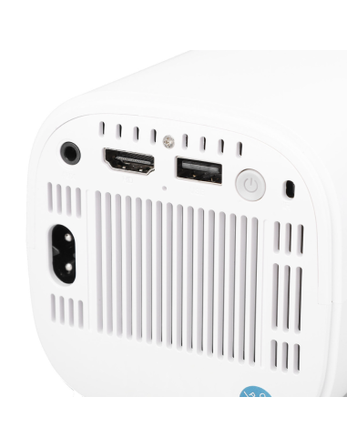 Projecteur 4K Ultra HD portable Wi-Fi, rotation...