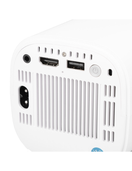 Projecteur 4K Ultra HD portable Wi-Fi, rotation 180° et haut-parleurs Hi-Fi