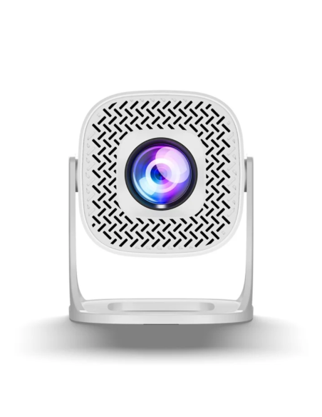 Projecteur 4K Ultra HD portable Wi-Fi, rotation 180° et haut-parleurs Hi-Fi