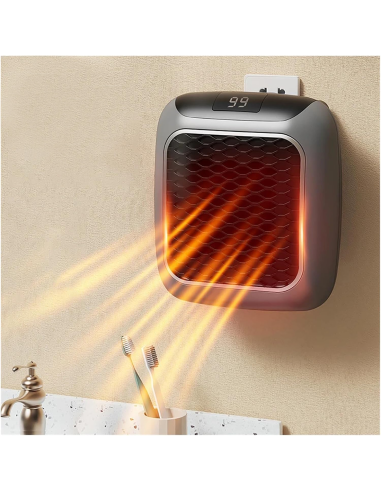 Mini radiateur électrique portable 800W avec...