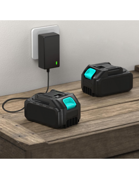 Tronçonneuse sans fil 3980W, lame 12", double batterie 21V, avec mallette