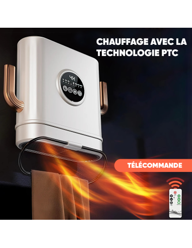 Convecteur électrique 2600W Chauffage portable...