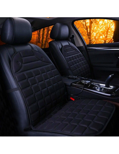 Coussin de siège chauffant universel avec 2...