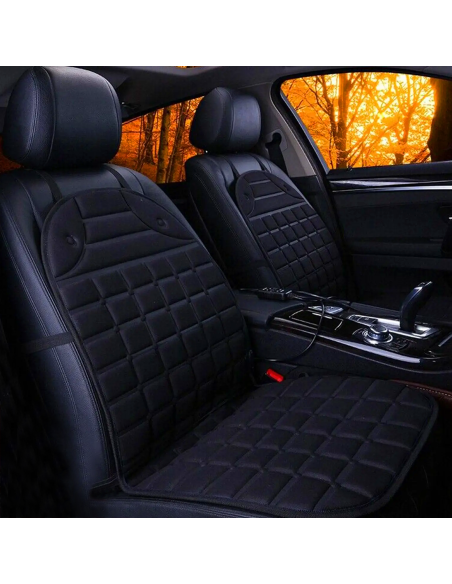 Coussin de siège chauffant universel avec 2 niveaux de réglage de chaleur