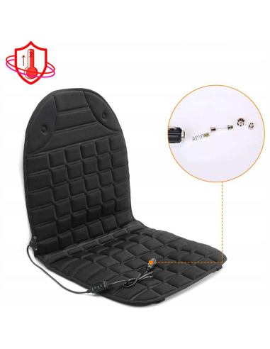 Coussin de siège chauffant universel avec 2...