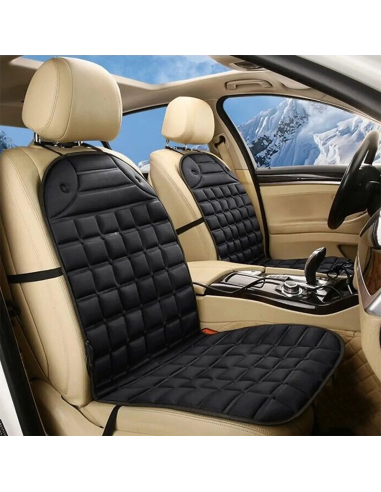 Coussin de siège chauffant universel avec 2...