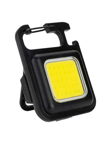 Mini Lampe LED Porte-Clés Multifonction avec Aimant et Décapsuleur