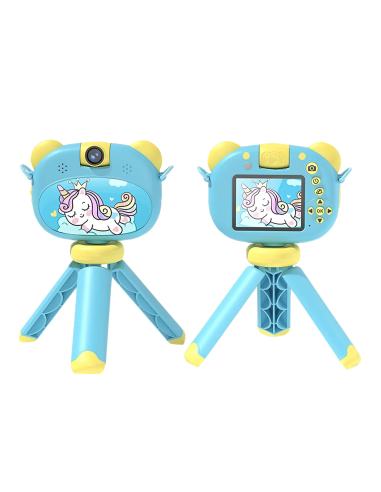 Appareil photo numérique pour enfants avec trépied, photo et vidéo avec audio