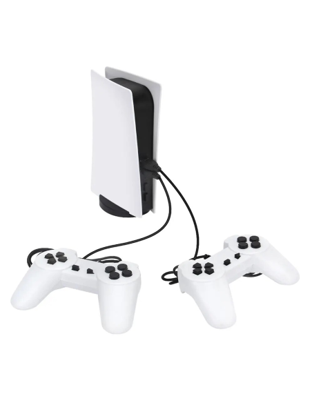 Console de jeux rétro pour TV, 200 jeux inclus avec 2 manettes filaires.