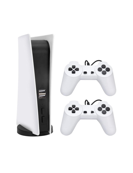 Console de jeux rétro pour TV, 200 jeux inclus avec 2 manettes filaires.
