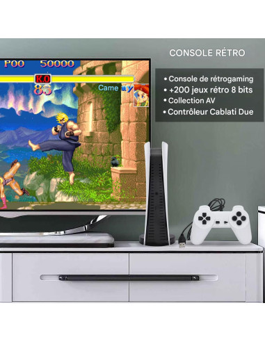 Console de jeux rétro pour TV, 200 jeux inclus...