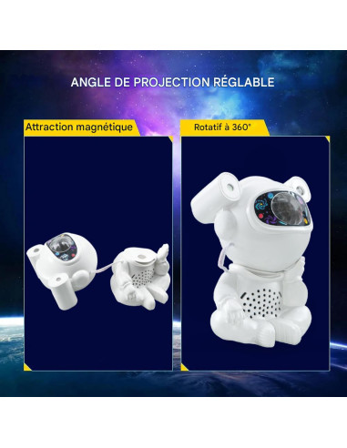 Projecteur Astronaute Plafond Télécommande...