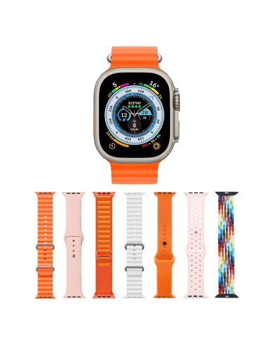 Smartwatch Ultra 49mm, 7 cinturini, notifiche,...