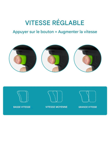 Souffleur Turbo Air Comprimé Sans Fil Électrique pour Poussière et Voiture