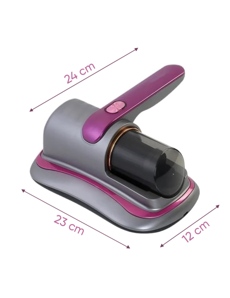 Aspirateur sans fil pour lit 100W rechargeable, avec filtre et lumière UV