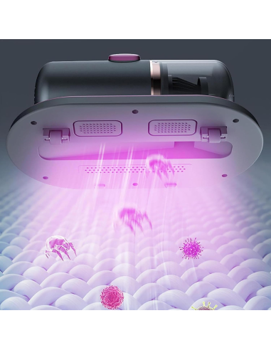 Aspirateur sans fil pour lit 100W rechargeable,...