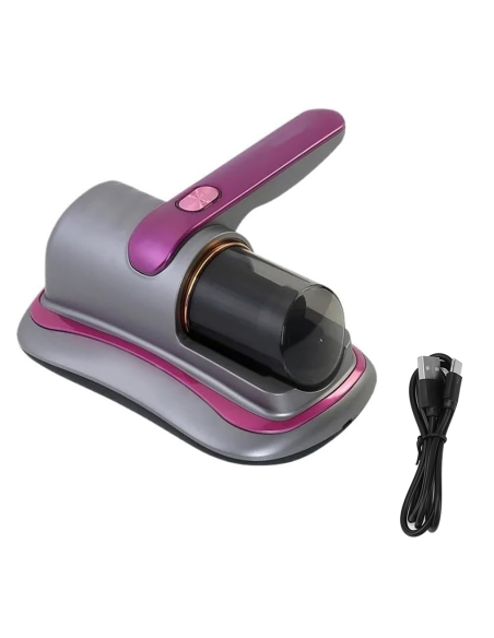 Aspirateur sans fil pour lit 100W rechargeable, avec filtre et lumière UV